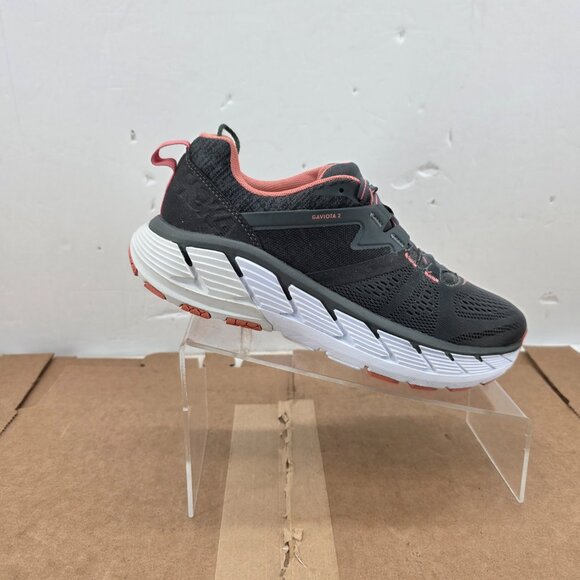 Hoka One One Gaviota 2 Womens Dark Shadow Lantana 1099630-DSLN Sz 9 - Picture 9 of 13